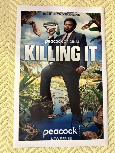 CRAIG ROBINSON SIGNED 11 X 17 POSTER “KILLING IT” MOVIE AUTOGRAPHED COLLECTIBLE MEMORABILIA