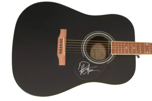 Dave Matthews Signed Autograph Gibson Epiphone Acoustic Guitar w/ Beckett COA