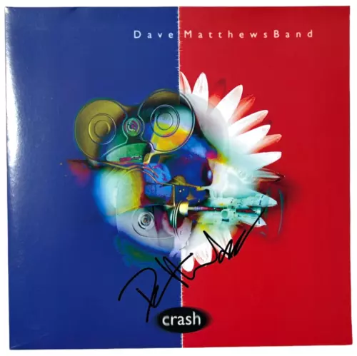 Dave Matthews Signed Crash Album COA Proof Autographed Vinyl Record Dave Matthews Signed Crash Album COA Proof Autographed Vinyl Record