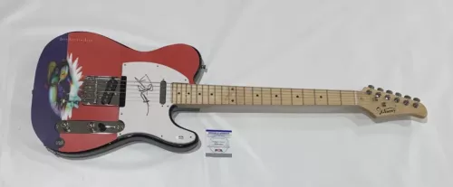 DAVE MATTHEWS SIGNED CUSTOM ELECTRIC GUITAR CRASH DAVE MATTHEWS BAND DMB PSA COA COLLECTIBLE MEMORABILIA