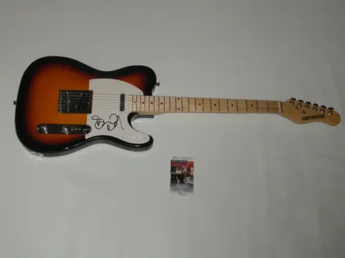 DAVID COVERDALE SIGNED SUNBURST ELECTRIC GUITAR WHITESNAKE LEGEND JSA COA 1 COLLECTIBLE MEMORABILIA