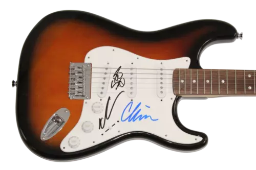 Deftones x3 Signed Autograph Fender Guitar - Chino Moreno Abe Stephen w/ Beckett