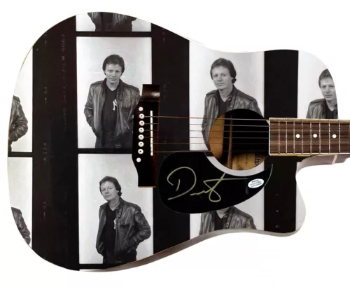 DELBERT MCCLINTON AUTOGRAPHED 1:1 SIGNATURE EDITION GRAPHICS PHOTO GUITAR ACOA COLLECTIBLE MEMORABILIA