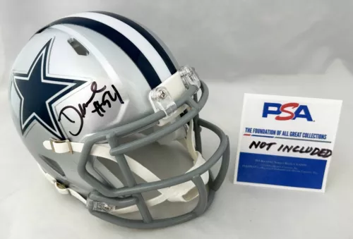 DEMARCUS WARE SIGNED MINI HELMET DALLAS COWBOYS PSA/DNA COA COLLECTIBLE MEMORABILIA
