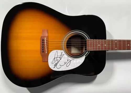 DERMOT KENNEDY JSA AUTOGRAPH SIGNED GUITAR EPIPHONE ACOUSTIC COLLECTIBLE MEMORABILIA