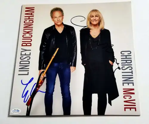 Fleetwood MAC Autographed Album, Signed Vinyl, Guitar