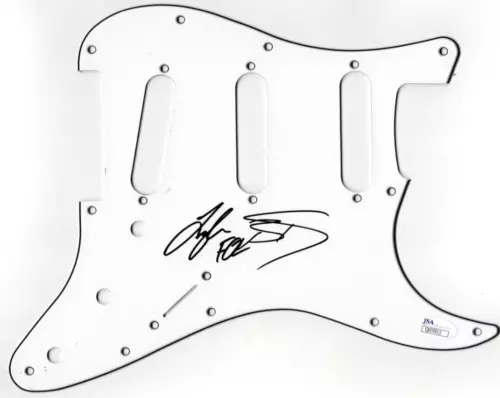 FLORIDA GEORGIA LINE SIGNED STRATOCASTER PICKGUARD TYLER HUBBARD BRIAN KELLEY COLLECTIBLE MEMORABILIA