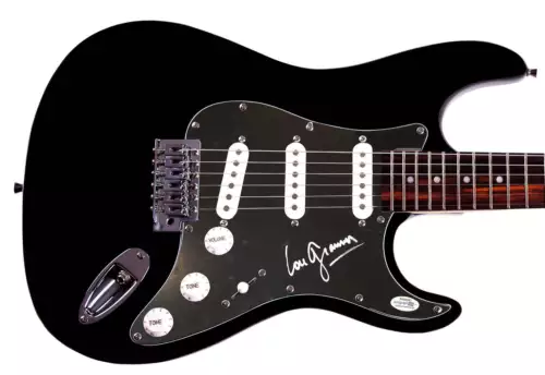 FOREIGNER LOU GRAMM AUTOGRAPHED SIGNED GUITAR ACOA COLLECTIBLE MEMORABILIA