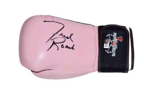 Freddie Roach Signed Autograph Boxing Glove Manny Pacquiao Trainer HOF BAS COA