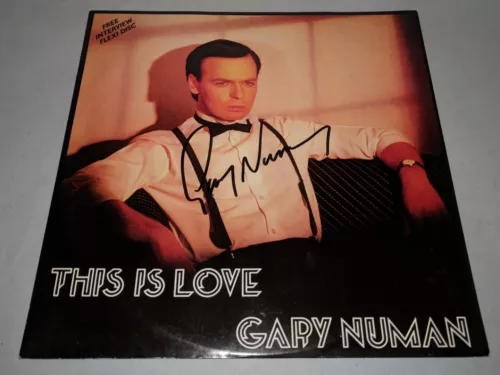 GARY NUMAN SIGNED AUTOGRAPHED “THIS IS LOVE” EP RECORD BECKETT COA! (BAS) COLLECTIBLE MEMORABILIA