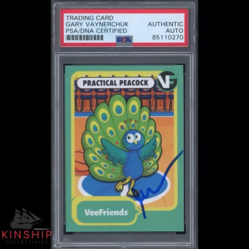 GARY VAYNERCHUK SIGNED VEEFRIENDS TRADING CARD PSA DNA AUTO GARY V C2502 COLLECTIBLE MEMORABILIA