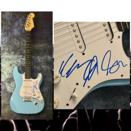 GFA Alex Trimble x3 Band * TWO DOOR CINEMA CLUB * Signed Electric Guitar COA | Autographia