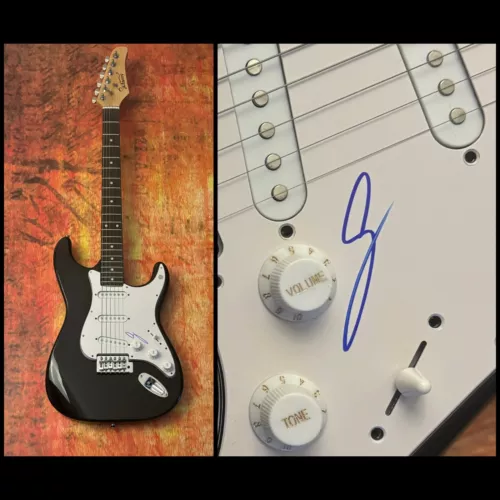 GFA Backstreet Boys Long Road * AJ McLEAN * Signed Electric Guitar COA