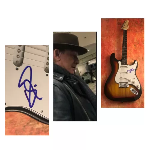 GFA CHEAP TRICK SINGER * ROBIN ZANDER * SIGNED RED ELECTRIC GUITAR PROOF R3 COA COLLECTIBLE MEMORABILIA