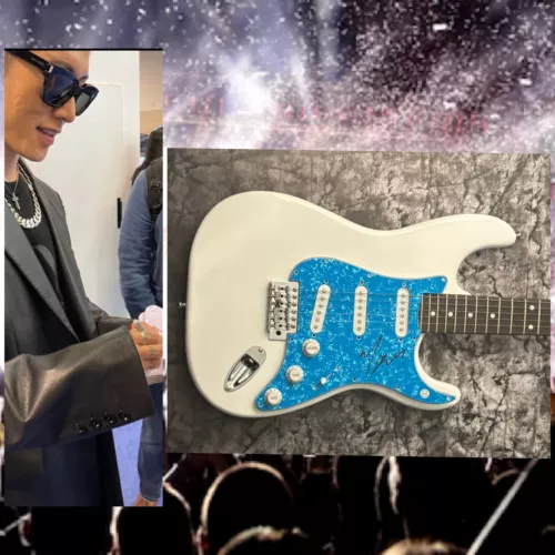 GFA SAMURAI SESSIONS ROCK STAR * MIYAVI * SIGNED ELECTRIC GUITAR PROOF COA COLLECTIBLE MEMORABILIA