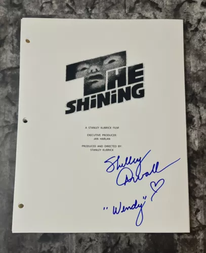GFA THE SHINING ’80 MOVIE * SHELLEY DUVALL * SIGNED MOVIE SCRIPT PROOF SD8 COA COLLECTIBLE MEMORABILIA