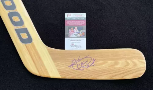 GLENN “CHICO” RESCH SIGNED NEW YORK ISLANDERS GOALIE STICK JSA COA COLLECTIBLE MEMORABILIA