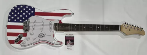GRACE POTTER SIGNED USA FLAG ELECTRIC GUITAR THE NOCTURNALS JSA COA