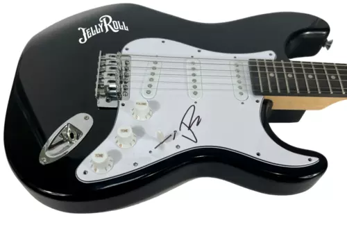 Jelly Roll Signed Acoustic Guitar COA Proof Autographed Country Hiphop Rock star Jelly Roll Signed Acoustic Guitar COA Proof Autographed Country Hiphop Rock star