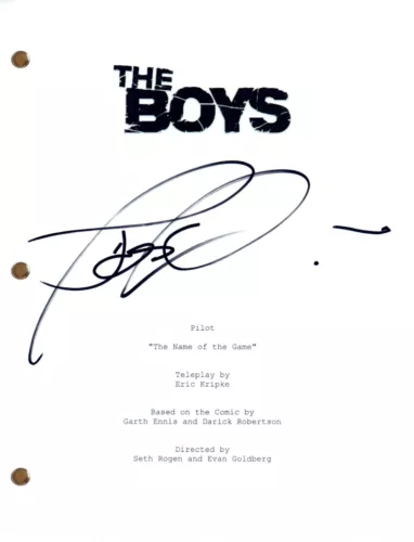 JESSIE T. USHER SIGNED AUTOGRAPH THE BOYS PILOT SCRIPT SCREENPLAY A-TRAIN COA COLLECTIBLE MEMORABILIA