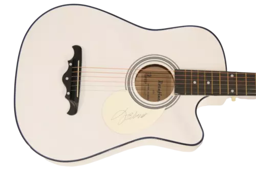 Jimmy Buffett Signed Autograph Acoustic Guitar - Margaritaville Icon w/ JSA COA