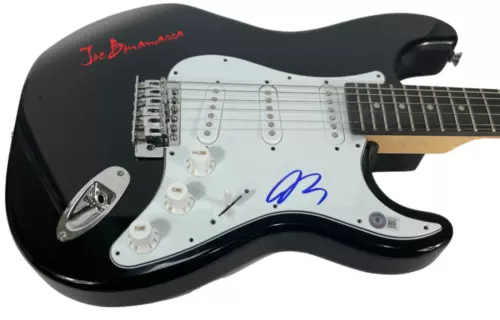 JOE BONAMASSA SIGNED AUTOGRAPH ELECTRIC GUITAR BLUES ROCK GUITARIST BECKETT COA COLLECTIBLE MEMORABILIA