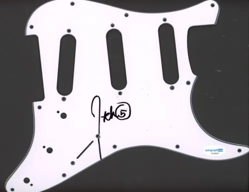 JOHN 5 SIGNED AUTOGRAPH STRAT GUITAR PICKGUARD ACOA MOTLEY CRUE MANSON COLLECTIBLE MEMORABILIA