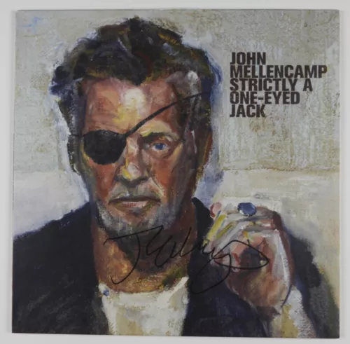 John Cougar Mellencamp signed John Cougar album vinyl record COA proof autograph STAR John Cougar Mellencamp signed John Cougar album vinyl record COA proof autograph STAR