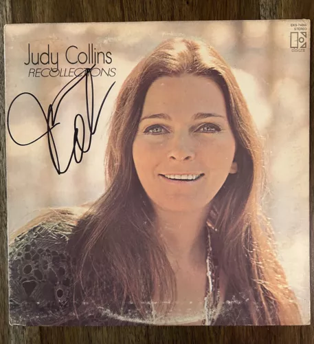 Judy Collins ‘Recollections’ Signed Vinyl Album Autograph