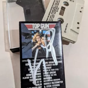 Kenny Loggins REAL hand SIGNED Top Gun Soundtrack Cassette Tape COA Autographed