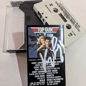 Kenny Loggins REAL SIGNED Top Gun Soundtrack Cassette Tape #2 COA Autographed