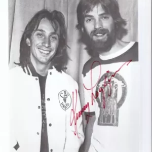 Kenny Loggins REAL SIGNED vintage photo COA Autograph Full autograph Messina