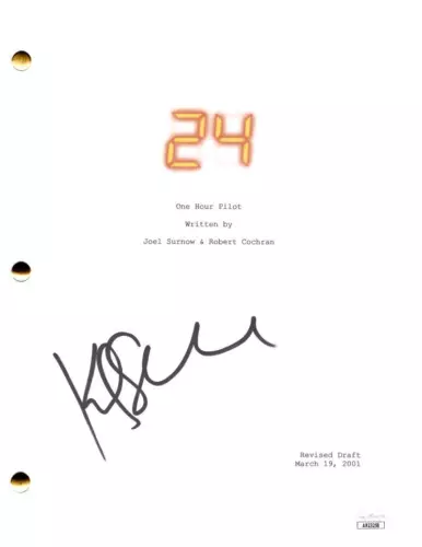 KIEFER SUTHERLAND SIGNED AUTOGRAPH 24 PILOT SCRIPT SCREENPLAY – JACK BAUER JSA COLLECTIBLE MEMORABILIA
