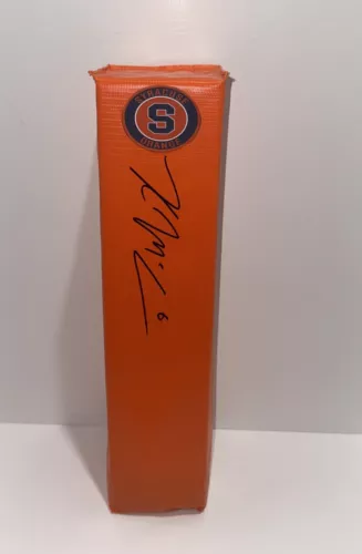 KYLE MCCORD SIGNED TOUCHDOWN PYLON SYRACUSE ORANGE FOOTBALL PROOF JSA COA