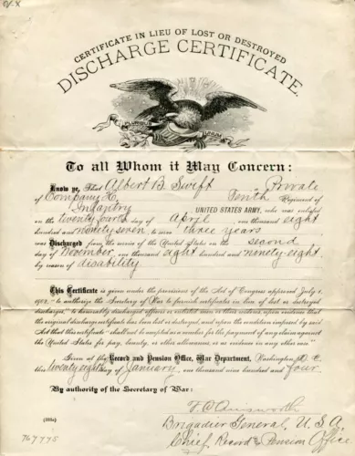 MAJOR GENERAL FRED C. AINSWORTH ADJUTANT GENERAL US ARMY SIGNED AUTOGRAPH DOCUME COLLECTIBLE MEMORABILIA