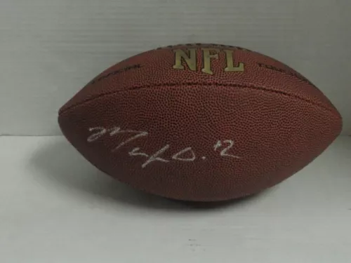 MARKUS WHEATON SIGNED NFL FOOTBALL PITTSBURGH STEELERS AUTOGRAPHED OREGON ST. COLLECTIBLE MEMORABILIA