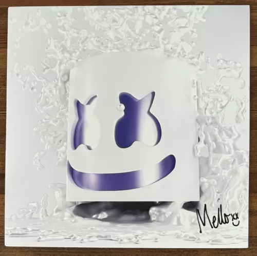 MARSHMELLO SIGNED SHOCKWAVE VINYL PURPLE SPLATTER LIMITED EDITION PSA DNA COA COLLECTIBLE MEMORABILIA