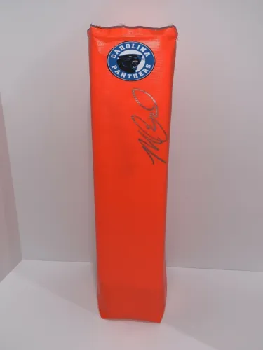 MATT CORRAL SIGNED TOUCHDOWN PYLON CAROLINA PANTHERS ROOKIE STAR PROOF JSA COA COLLECTIBLE MEMORABILIA