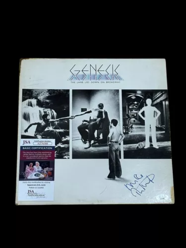 MIKE RUTHERFORD GENESIS THE LAMB LIES DOWN ON BROADWAY SIGNED AUTOGRAPH ALBUM CO COLLECTIBLE MEMORABILIA