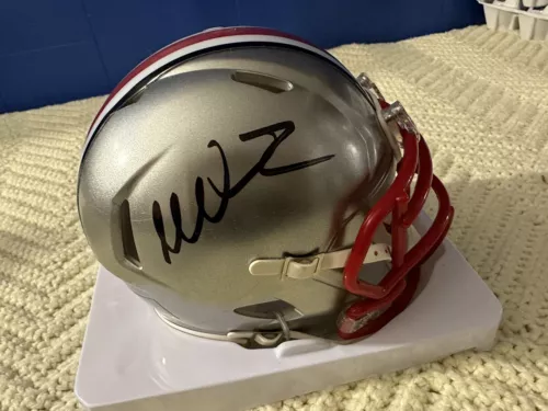 MIKE VRABEL SIGNED MINI HELMET AUTOGRAPHED OHIO STATE BUCKEYES COLLECTIBLE MEMORABILIA
