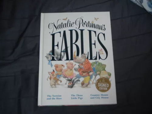 NATALIE PORTMAN SIGNED FABLES HARD BACK BOOK 3C COLLECTIBLE MEMORABILIA
