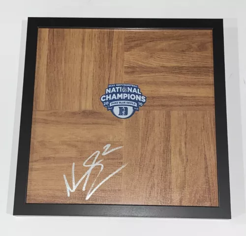 NOLAN SMITH SIGNED FRAMED 12X12 FLOORBOARD DUKE BLUE DEVILS 2010 CHAMPS PROOF COLLECTIBLE MEMORABILIA