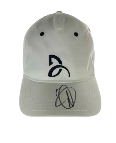 Novak Djokovic Signed Autograph White Logo Tennis Baseball Cap Hat Beckett CO