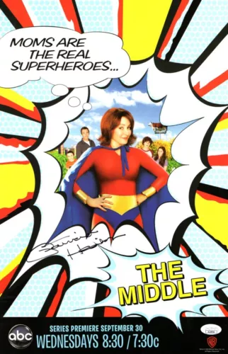 PATRICIA HEATON SIGNED AUTOGRAPHED 11X17 POSTER THE MIDDLE FRANKIE JSA AL29764 COLLECTIBLE MEMORABILIA