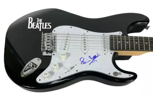 PETE BEST THE BEATLES SIGNED AUTOGRAPH ELECTRIC GUITAR FIFTH BEATLE BECKETT COA COLLECTIBLE MEMORABILIA