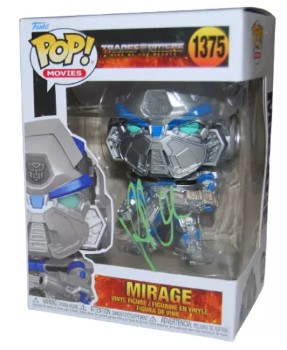 PETE DAVIDSON signed (TRANSFORMERS) Mirage #1375 Funko Pop PSA/DNA AN61452
