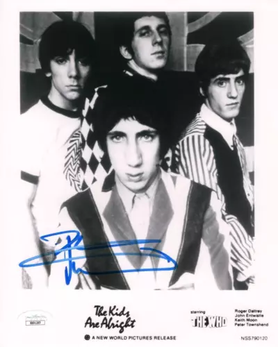 PETE TOWNSHEND THE WHO SIGNED AUTOGRAPH 8×10 PHOTO – QUADROPHENIA TOMMY JSA COA COLLECTIBLE MEMORABILIA