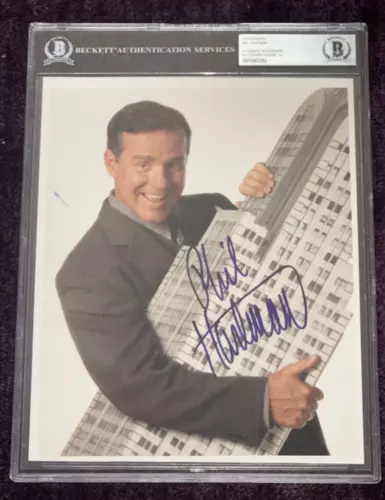 PHIL HARTMAN SIGNED 8 X 10 PHOTO BAS BECKETT AUTH. & ENCAPSULATED AUTO GRADE 10 COLLECTIBLE MEMORABILIA