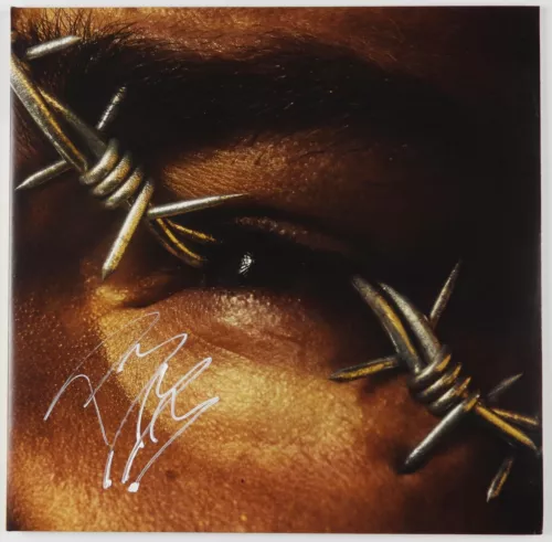 POST MALONE JSA AUTOGRAPH SIGNED ALBUM VINYL BEERBONGS & BENTLEYS COLLECTIBLE MEMORABILIA