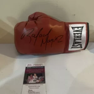 RAFAEL MARQUEZ SIGNED AUTOGRAPH EVERLAST BOXING GLOVE JSA COA HOF 2023 CHAMP